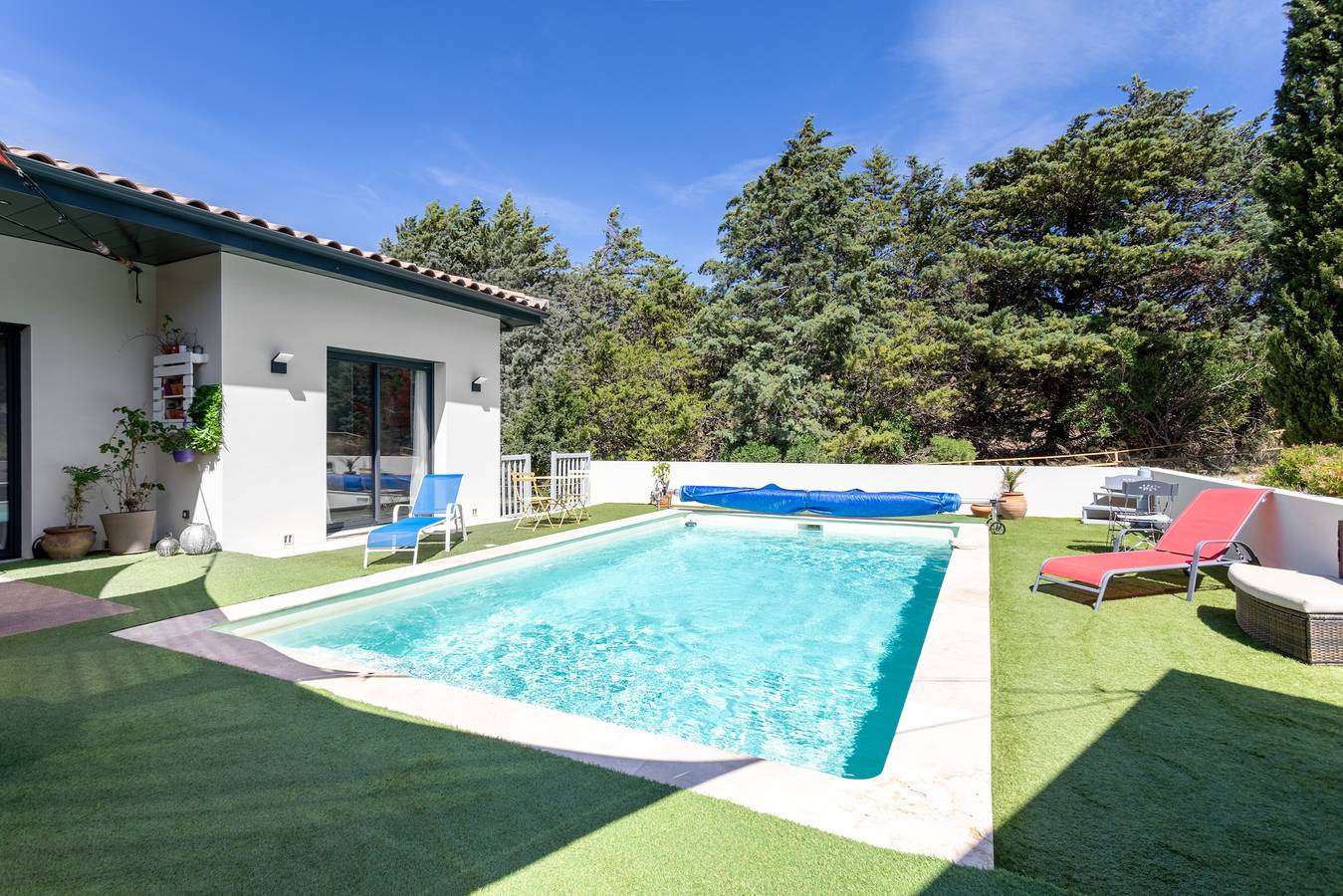 Ferienwohnung 'L'occitane' mit gemeinsamer Terrasse, gemeinsamem Garten und Wi-Fi in Treilles, Mittelmeerküste (Frankreich)