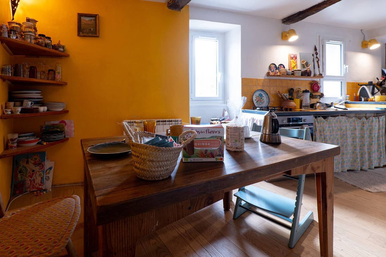 Gastenkamer 'Chambre Au Calme' met bergzicht, gedeeld terras en wifi, foto 15