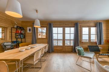 Gîte pour 7 personnes, avec balcon à Villard-Reculas