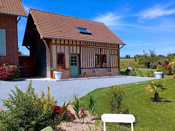 Gîte pour 2 personnes, avec jardin à Saint-Martin-du-Bec