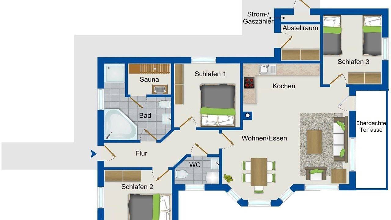 Ferienhaus für 6 Personen (80 m²) in Otterndorf in Otterndorf, Cuxland