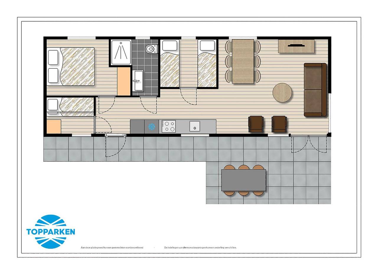 Recreatiepark Beekbergen — Rialto 6 Personen Wellness (Spa) in Beekbergen, Veluwe