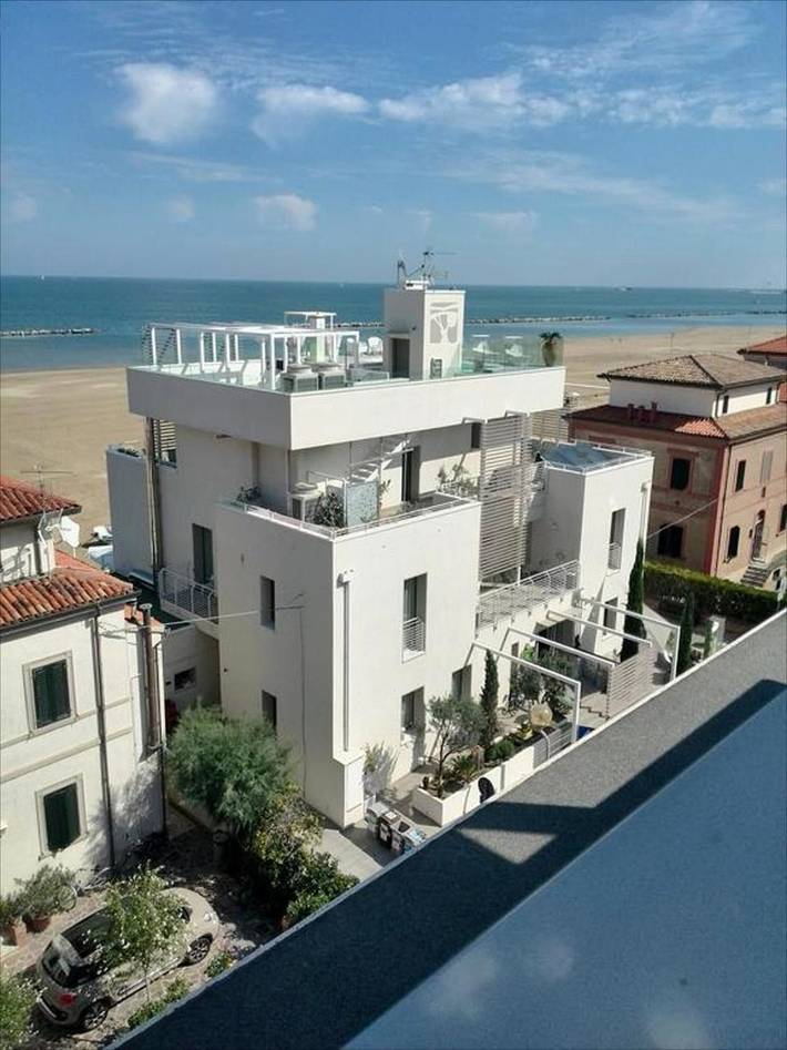 Appartamento per 2 persone, con Balcone e Terrazza nonché Piscina e Panorama a Viserba