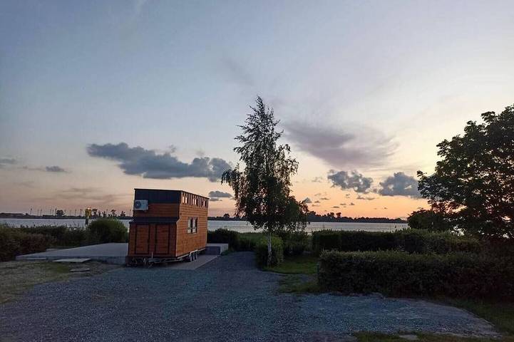 Tiny House direkt am Weserstrand in Hagen im Bremischen, Südliches Cuxland