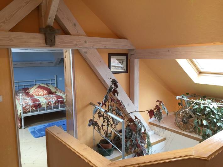 Gîte pour 7 personnes, avec vue et balcon à Russ (homonymie)
