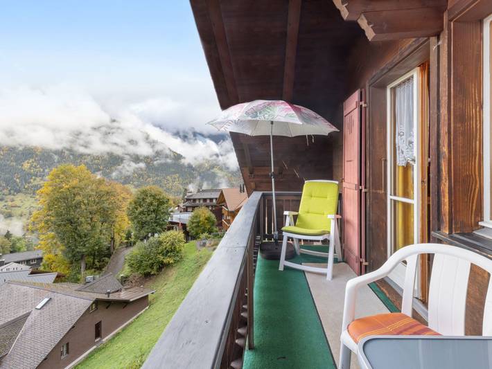 Gîte pour 4 personnes, avec balcon dans Wengen - 3