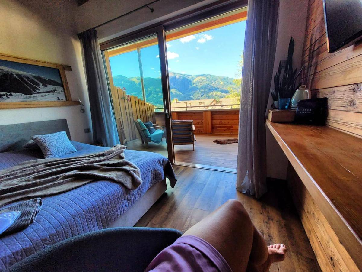 Double Room with Mountain View in Tesero, Fleimstaler Alpen