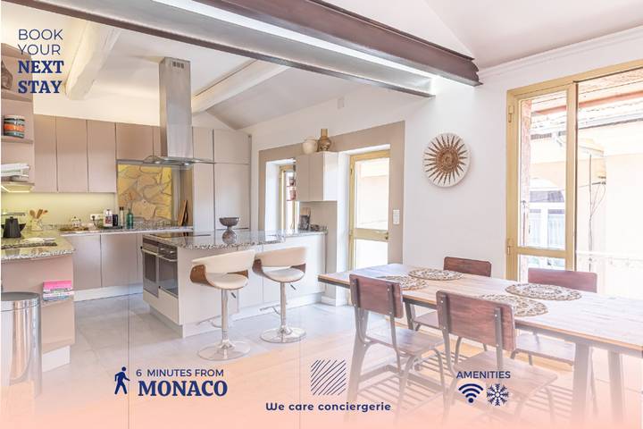 Apartamento para 6 personas, con Terraza en Beausoleil