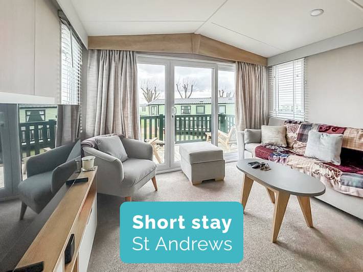 Static caravan for 4 people in Fife region