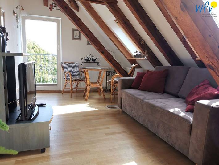 Ferienwohnung für 2 Personen, mit Balkon und Garten in Binz