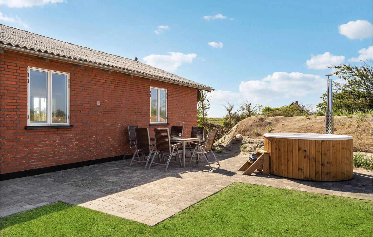 Ferienhaus für 6 Personen mit Terrasse in Tim, Ringkøbing-Skjern
