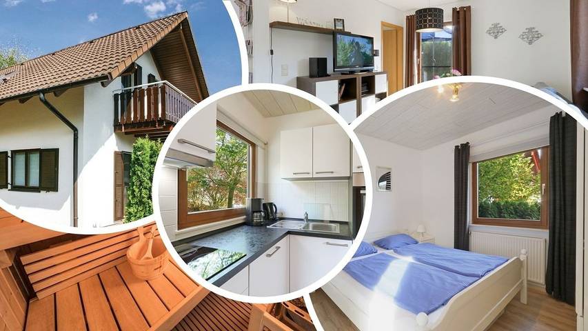 Ferienhaus für 9 Personen, mit Sauna und Garten sowie Balkon in Kirchheim