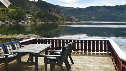 Ferienhaus für 7 Personen, mit Terrasse, mit Haustier in Snillfjord