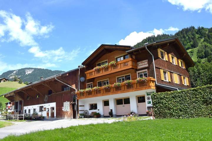Vakantieappartement voor 5 personen, with Balkon and Terras as well as Tuin and Uitzicht in Schoppernau