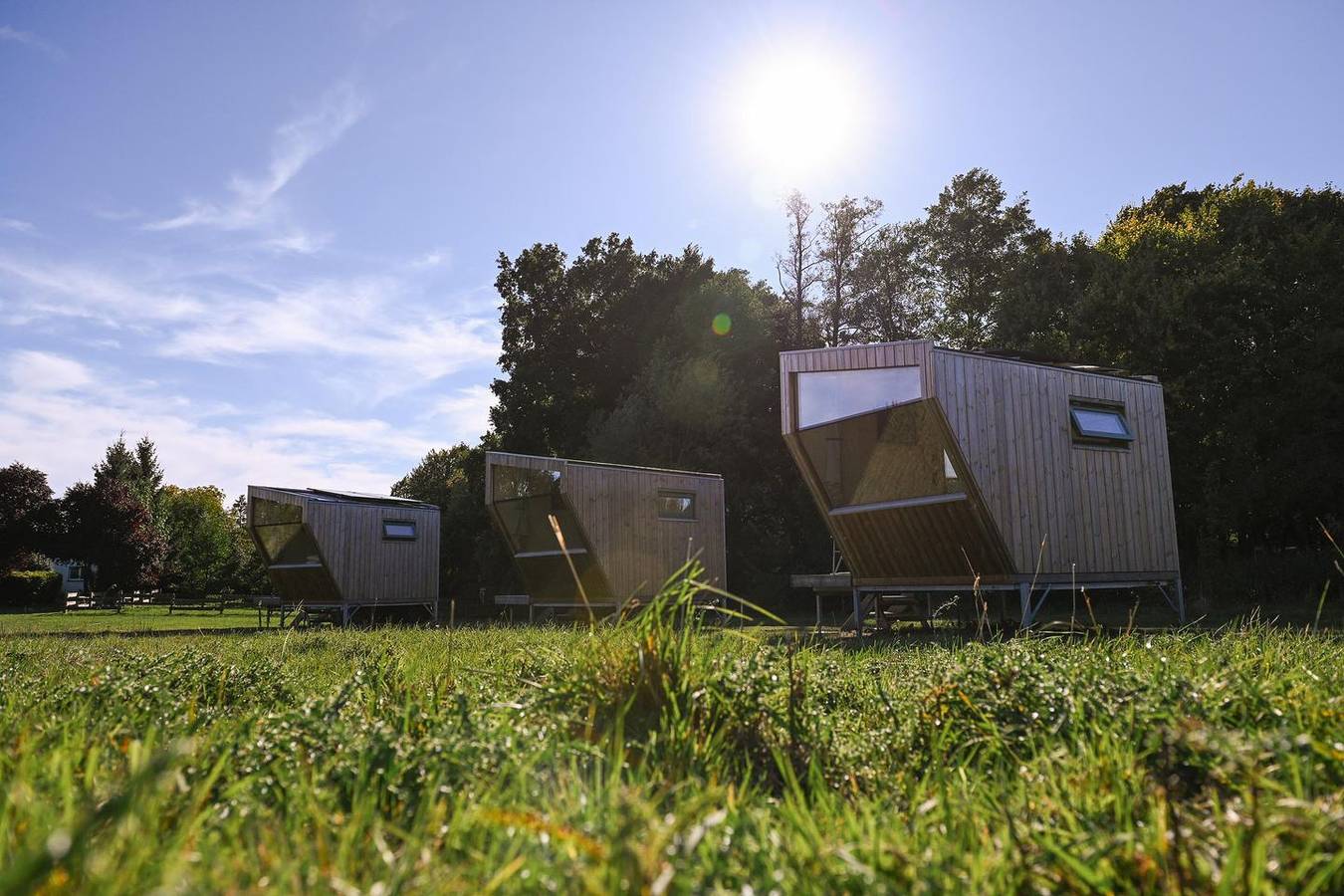 Naturverbunden an einer Schafweide – Sleep Space 3 am Green&Tiny Spot Rehburg in Rehburg-Loccum, Niedersachsen