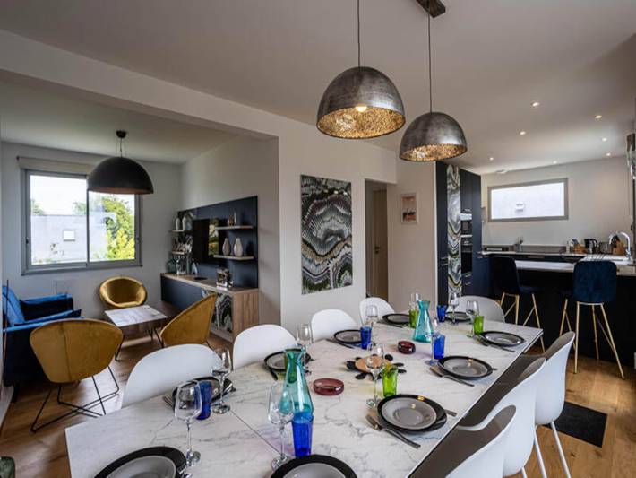 Maison de vacances pour 10 personnes, avec jardin, adapté aux familles dans Ploumanac'h
