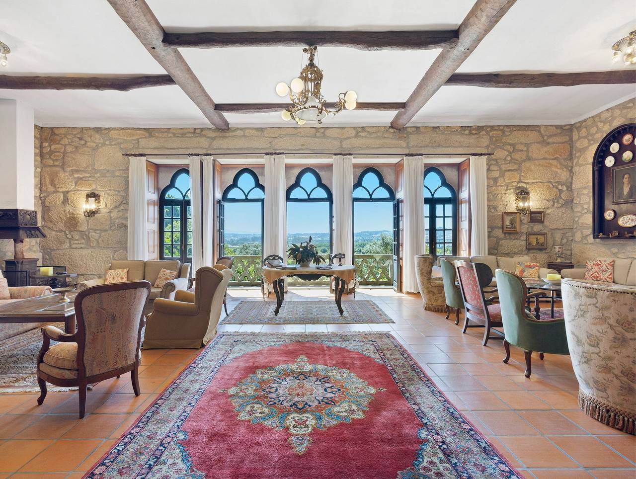 Villa 'Castelo De Portuzelo' com vista rio, piscina privada e Wi-Fi in Santa Marta de Portuzelo, Distrito de Viana do Castelo