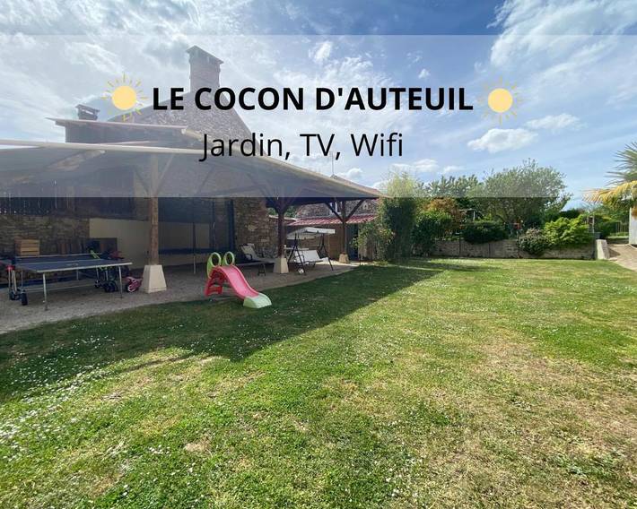 Gîte pour 3 personnes, avec Terrasse et Jardin à Quartier d'Auteuil