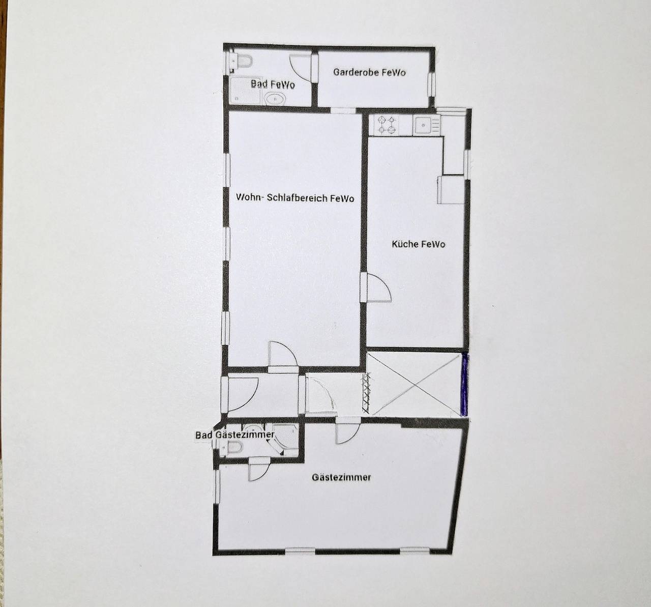 Ganze Ferienwohnung, Doppelzimmer Dusche oder Bad/Wc, 1 Schlafraum in Barweiler, Osteifel