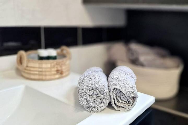 Ferienwohnung für 2 Personen, mit Balkon und Terrasse sowie Garten