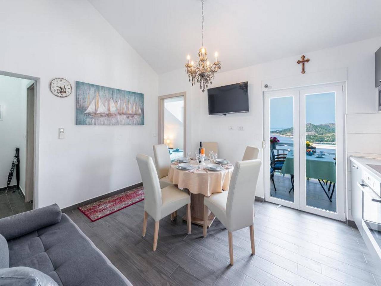 Hel leilighet, Ferieleilighet for 5 personer med sjøutsikt in Mlini, Dubrovnik-Neretva