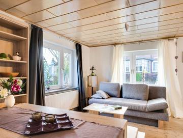 Ferienwohnung für 2 Personen, mit Terrasse und Garten, kinderfreundlich in der Geltinger Birk