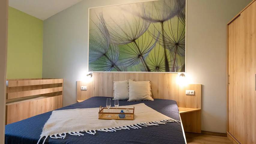 Bungalow für 4 Personen, mit Garten und Terrasse, mit Haustier