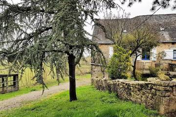 Cottage pour 4 personnes, avec terrasse à Chasteaux