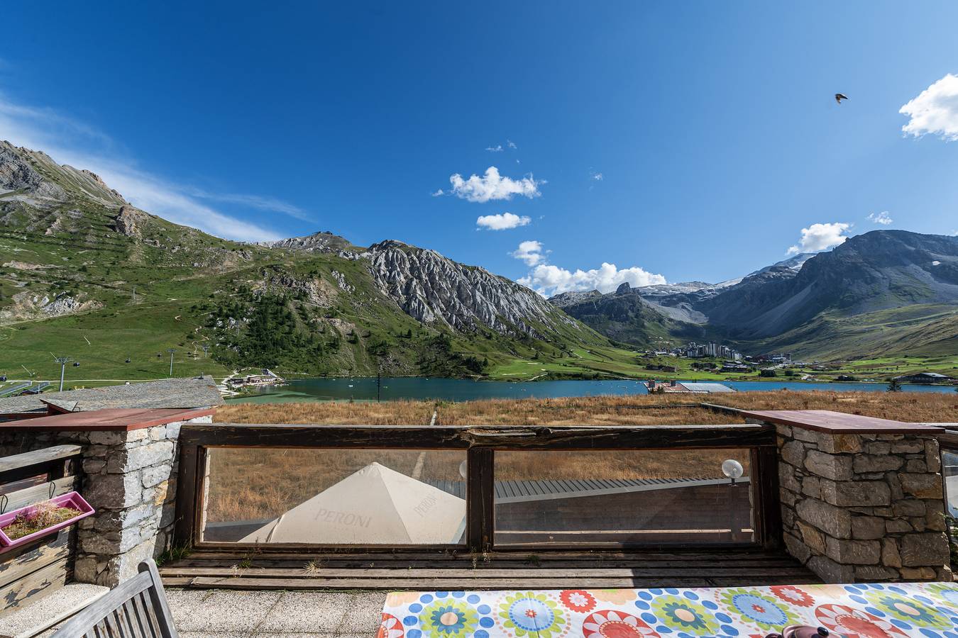Ganze Wohnung, Ferienwohnung 'Shamrock 2B' mit Bergblick, Balkon und Wlan in Tignes, Nationalpark Vanoise