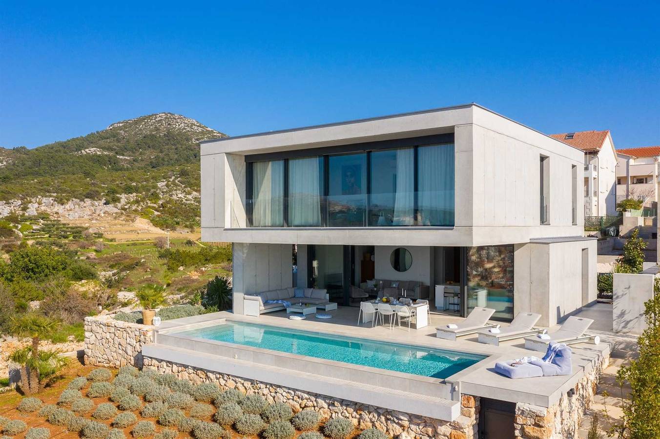 Villa Hvar Diamond mit Infinity Pool in Hvar Stadt, Hvar