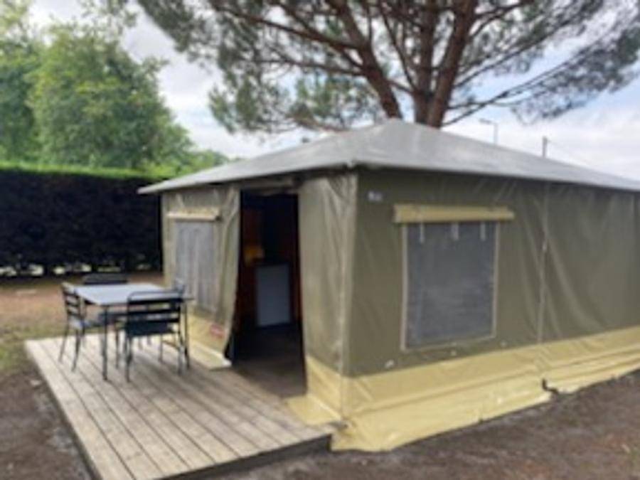 Camping Le Braou - Bungalowzelt 4 personen - 16 m² ohne Sanitäranlagen in Audenge, Arcachon und Umgebung