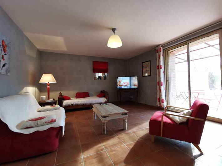 Gîte pour 3 personnes, avec terrasse et piscine à Saint-Jean-Pla-de-Corts - 4