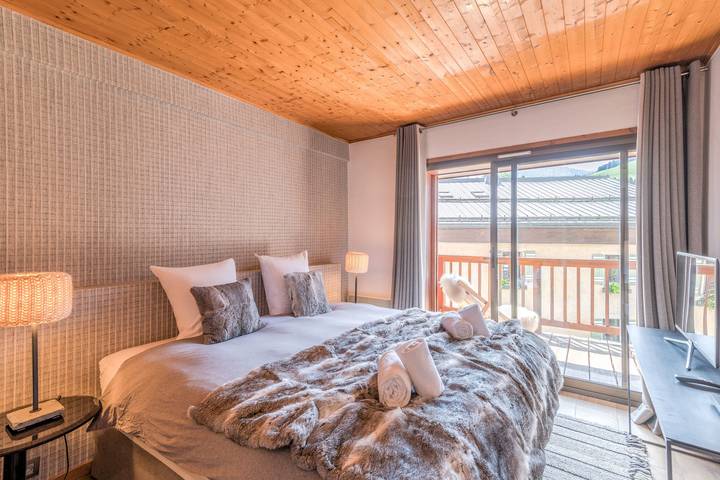 Gîte pour 2 personnes, avec balcon, adapté aux familles dans Office de Tourisme de Megeve - 4
