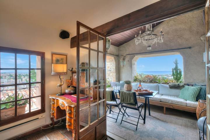 Maison de vacances pour 5 personnes, avec Vue sur l’océan et Terrasse à Cagnes-sur-Mer