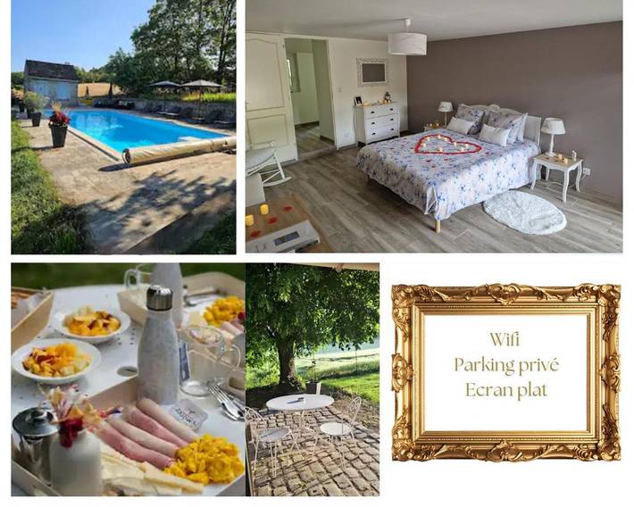 Cottage pour 2 personnes, avec piscine ainsi que jardin et bassin pour enfant à Valpuiseaux