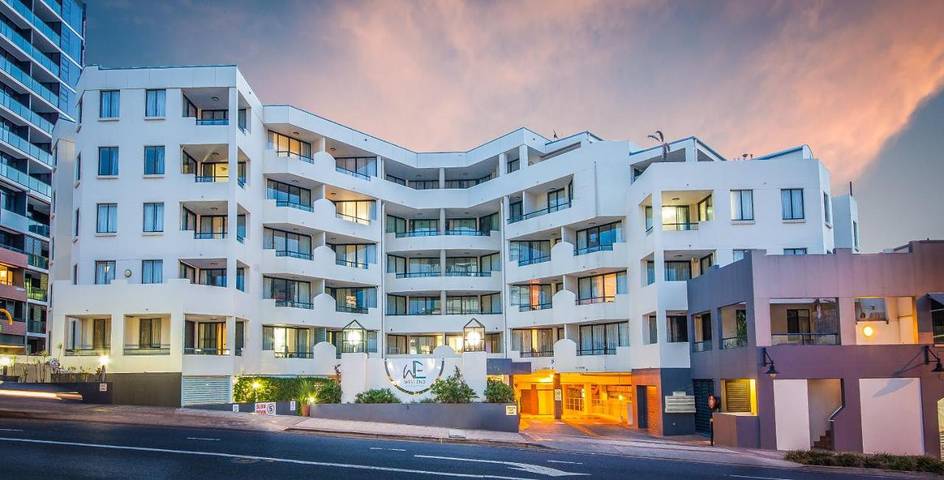Appart’hôtel pour 2 personnes, avec balcon ainsi que sauna et piscine