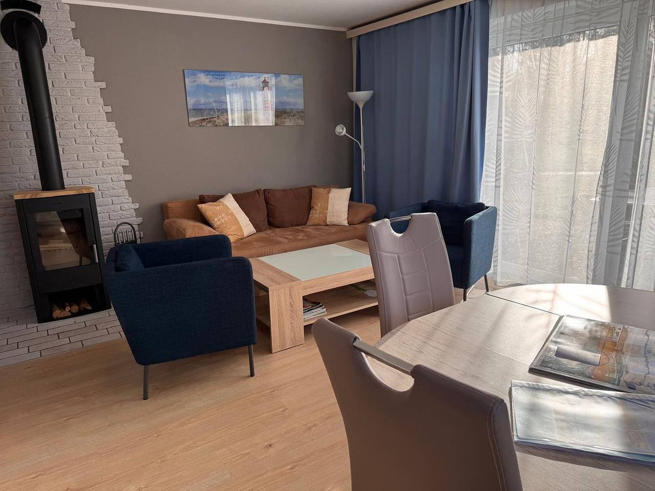 Ganze Wohnung, Gemütliche Ferienwohnung Inselzeit mit Terrasse und Garten in Vitzdorf, Fehmarn