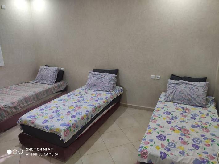 Location de vacances pour 6 personnes, avec balcon ainsi que vue et jardin dans Tnine Aglou - 3