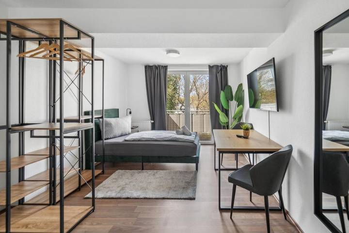Ferienwohnung für 4 Personen, mit Ausblick und Garten, mit Haustier in Merseburg - 2