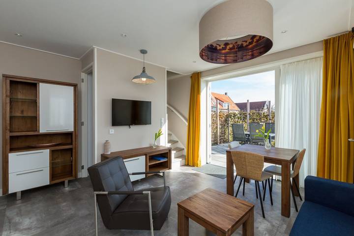 Ferienhaus für 3 Personen, mit Balkon/Terrasse und Terrasse in Oostkapelle