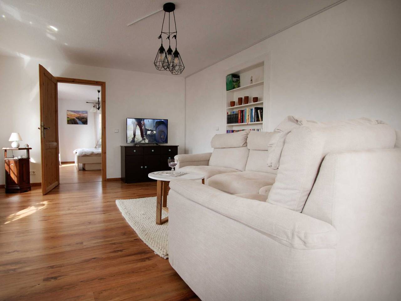 Ganze Ferienwohnung, Ferienwohnung Putgolla in Kolkwitz - Fewo Putgolla, max. 4 Erw. +1 Kind bis 3J, 1 Sz, Terrasse in Kolkwitz, Lausitz