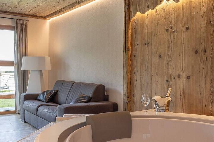 B&b voor 4 personen, with tuin and sauna as well as whirlpool in de Dolomieten