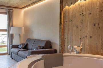 Chambre d’hôte pour 4 personnes, avec jardin ainsi que jacuzzi et sauna à Pieve di Cadore