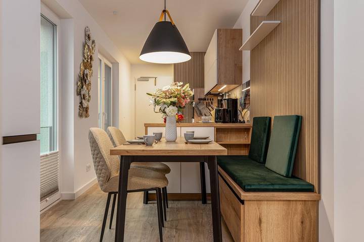 Ferienwohnung für 3 Personen, mit Balkon/Terrasse und Terrasse sowie Garten auf Fischland - Darß - Zingst