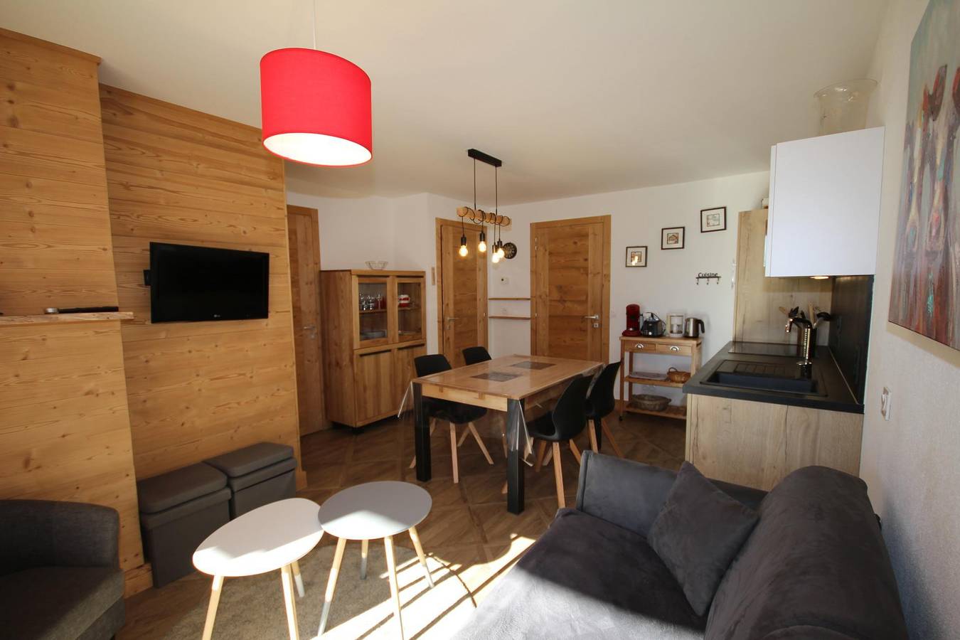 Apartamento entero, Chalet Jorasse 1 D - Apartamento 3 piezas para 6 personas (01) in Les Saisies, Albertville region