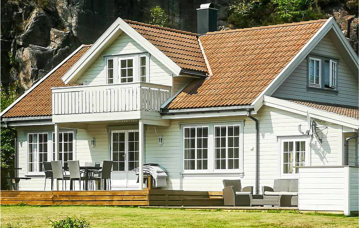 Feriehus for 12 personer med terrasse in Lindesnes 