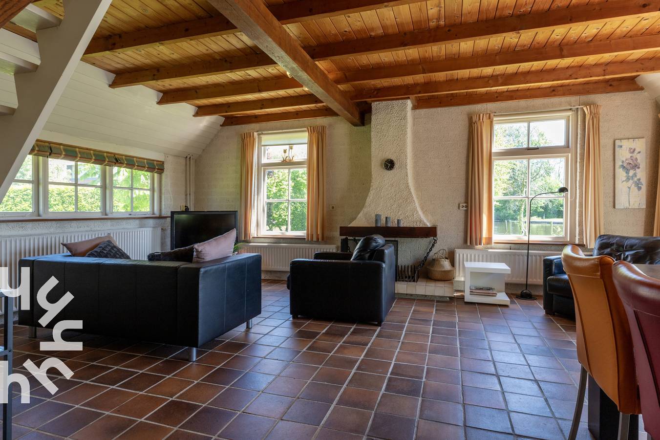 Prachtig gelegen 6 persoons vakantiehuis aan het water met grote tuin in Ossenzijl in Ossenzijl, Nationaal Park Weerribben-Wieden