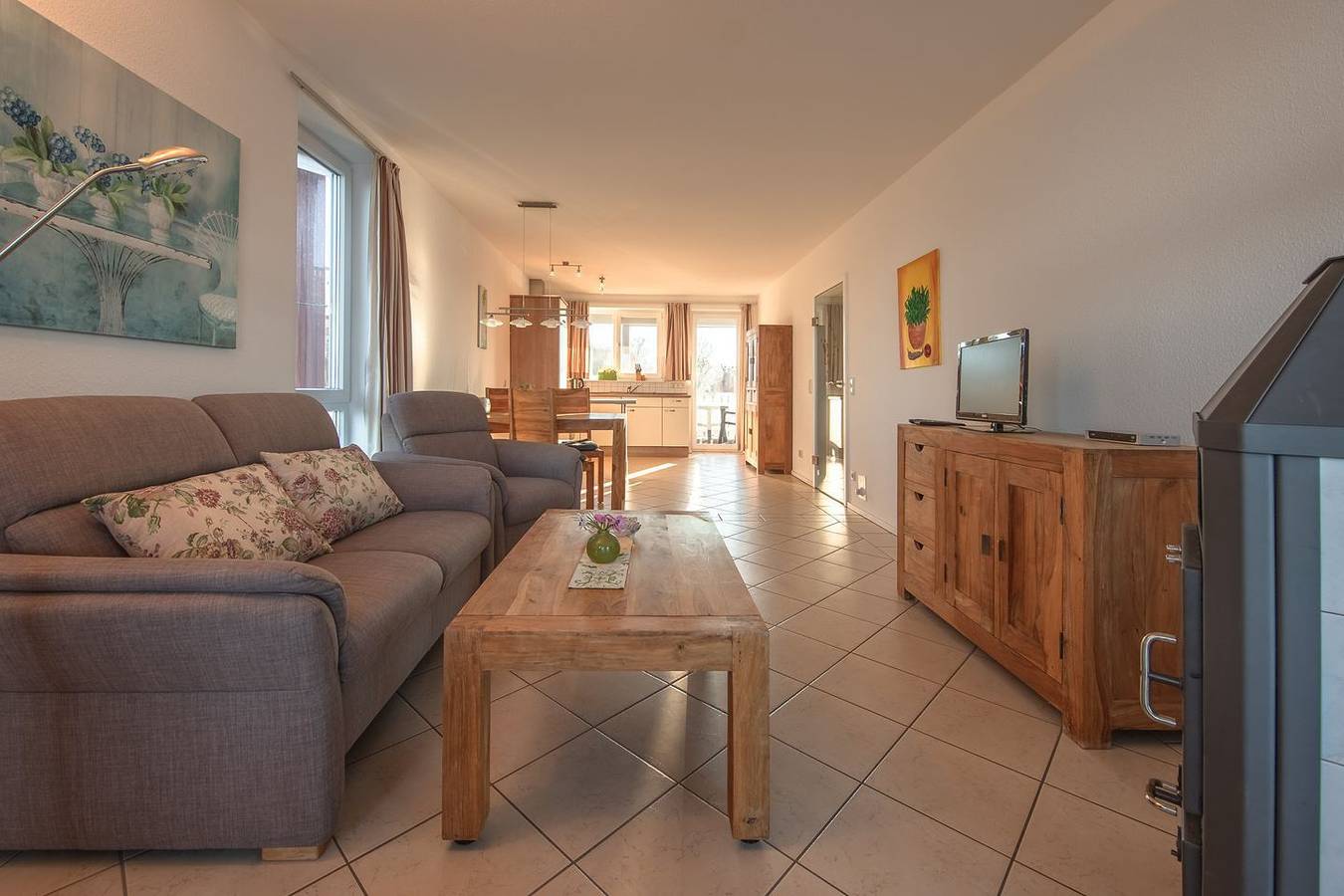 Ganze Wohnung, Mitteldeck 494 - Gemütliches Ferienapartment mit Blick auf die Müritz in Rechlin, Müritz