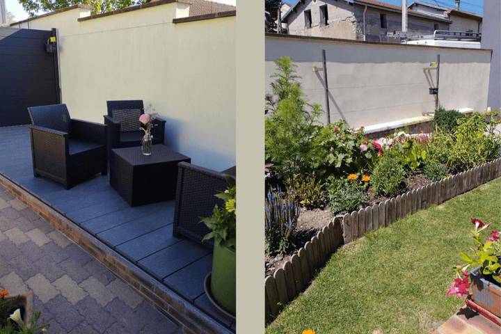Villa pour 2 personnes, avec terrasse et jardin, animaux acceptés