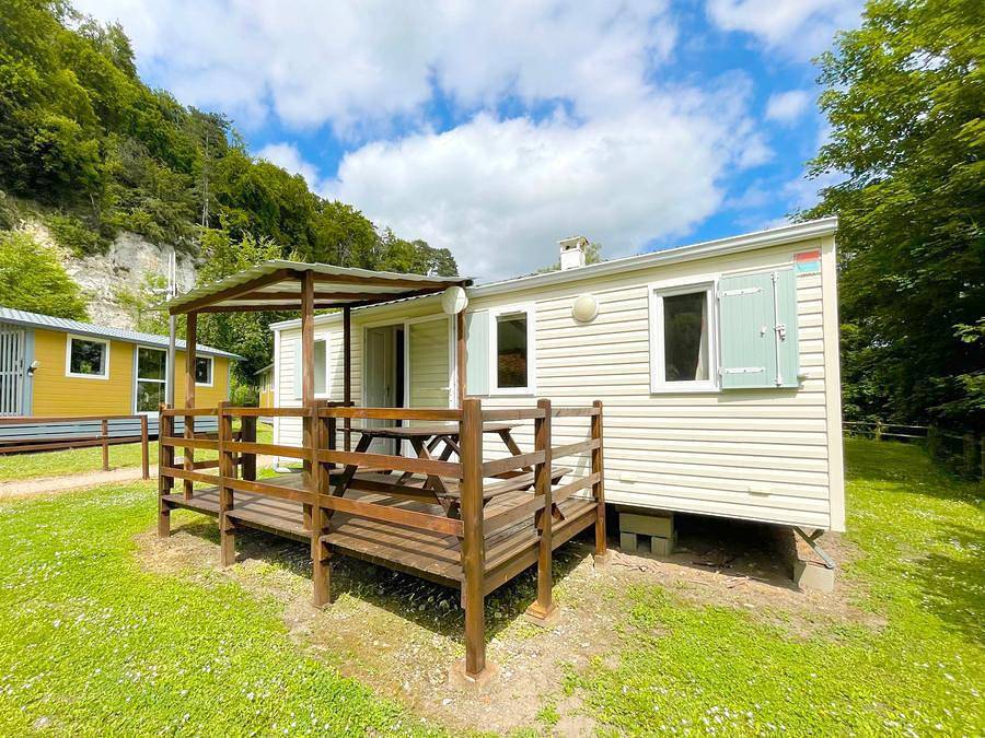Camping Barre y va - Stacaravan 4 personen - Ibiza in Saint-Arnoult (Seine-Maritime), Rouen en omgeving